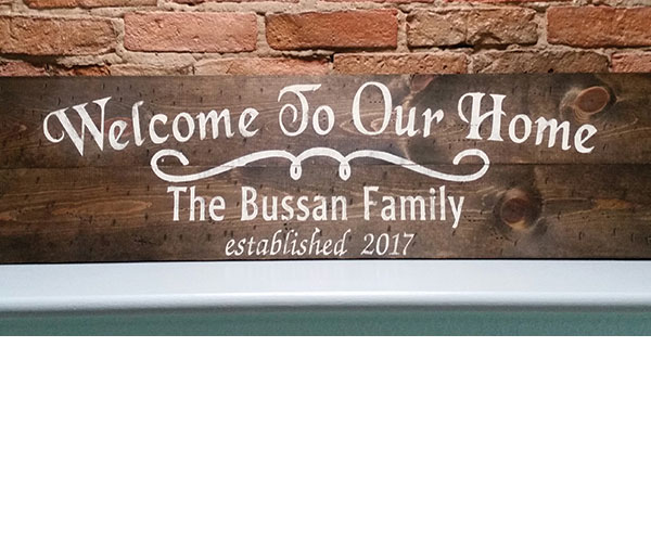 202 - Welcome to Our Home (Personalized)