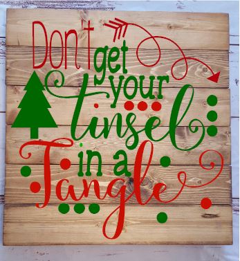 414 - Don't Get your tinsel