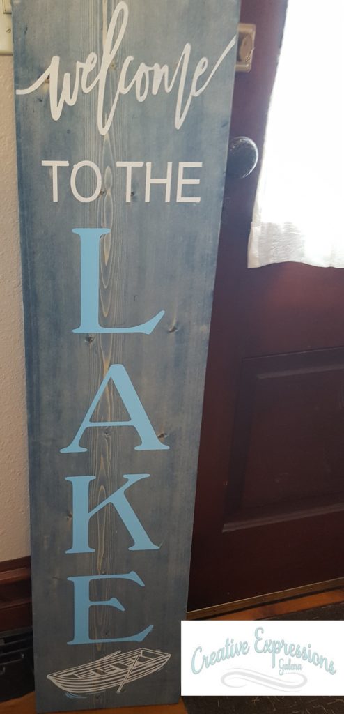 039 - Lake - Porch Sign