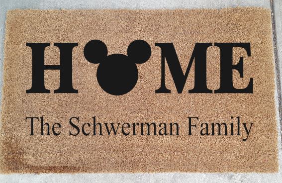 910 - Mickey Home Personalized
