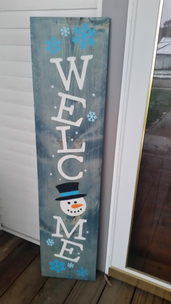 088 - Welcome Snowman